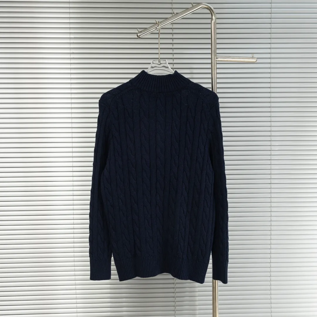 P290 top version (different currencies) You can scan the QR code to enter the official website Style: Ralph Lauren POLO Ralph Lauren small label embroidered knitted old money style half-zip pullover long-sleeved sweater Color: Picture color Size: XS-XL Fabric: Pure cotton Accessories: Full set of customized accessories No gender distinction, same style for men and women